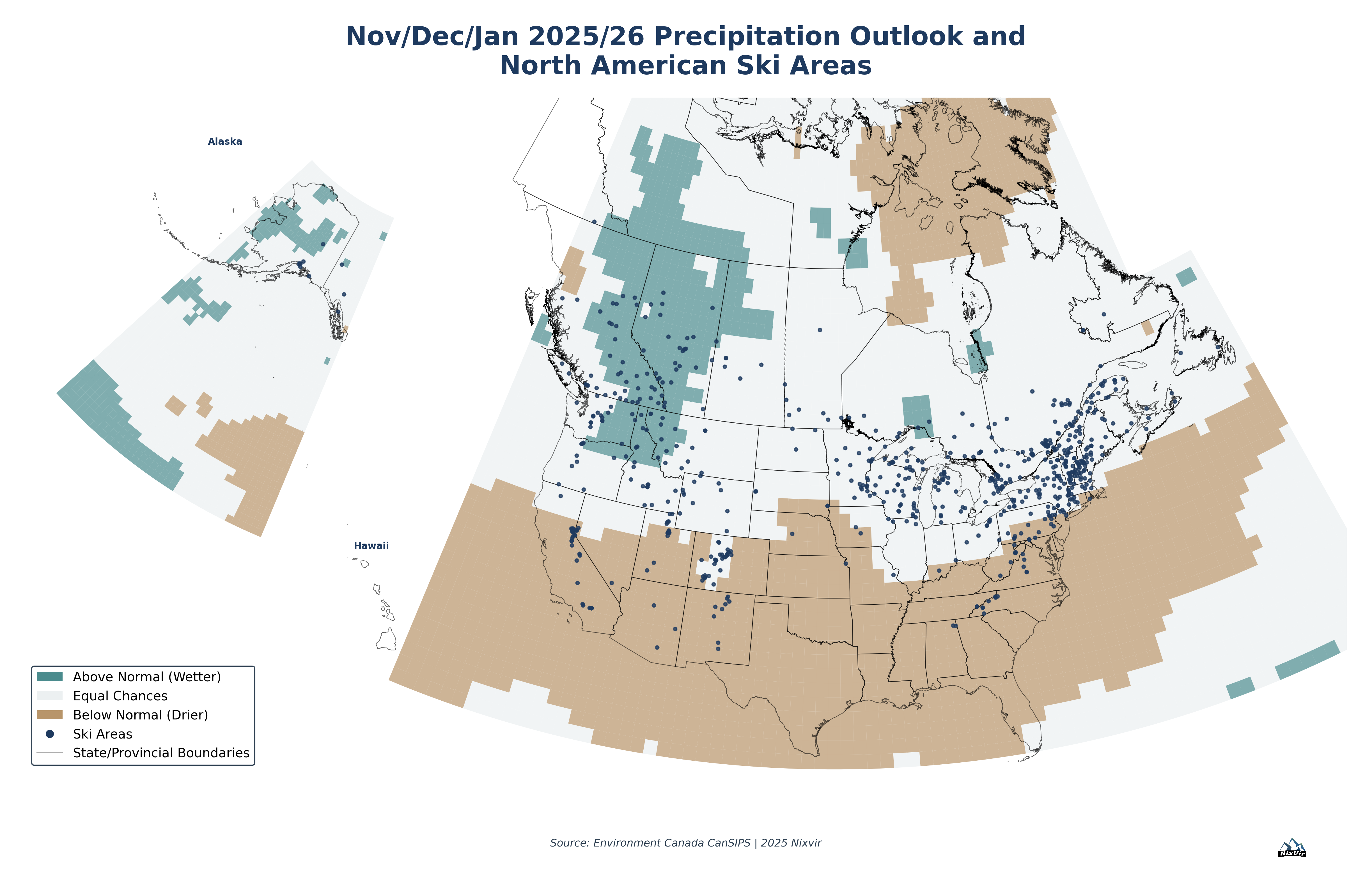 CanSIPS Precipitation Forecast