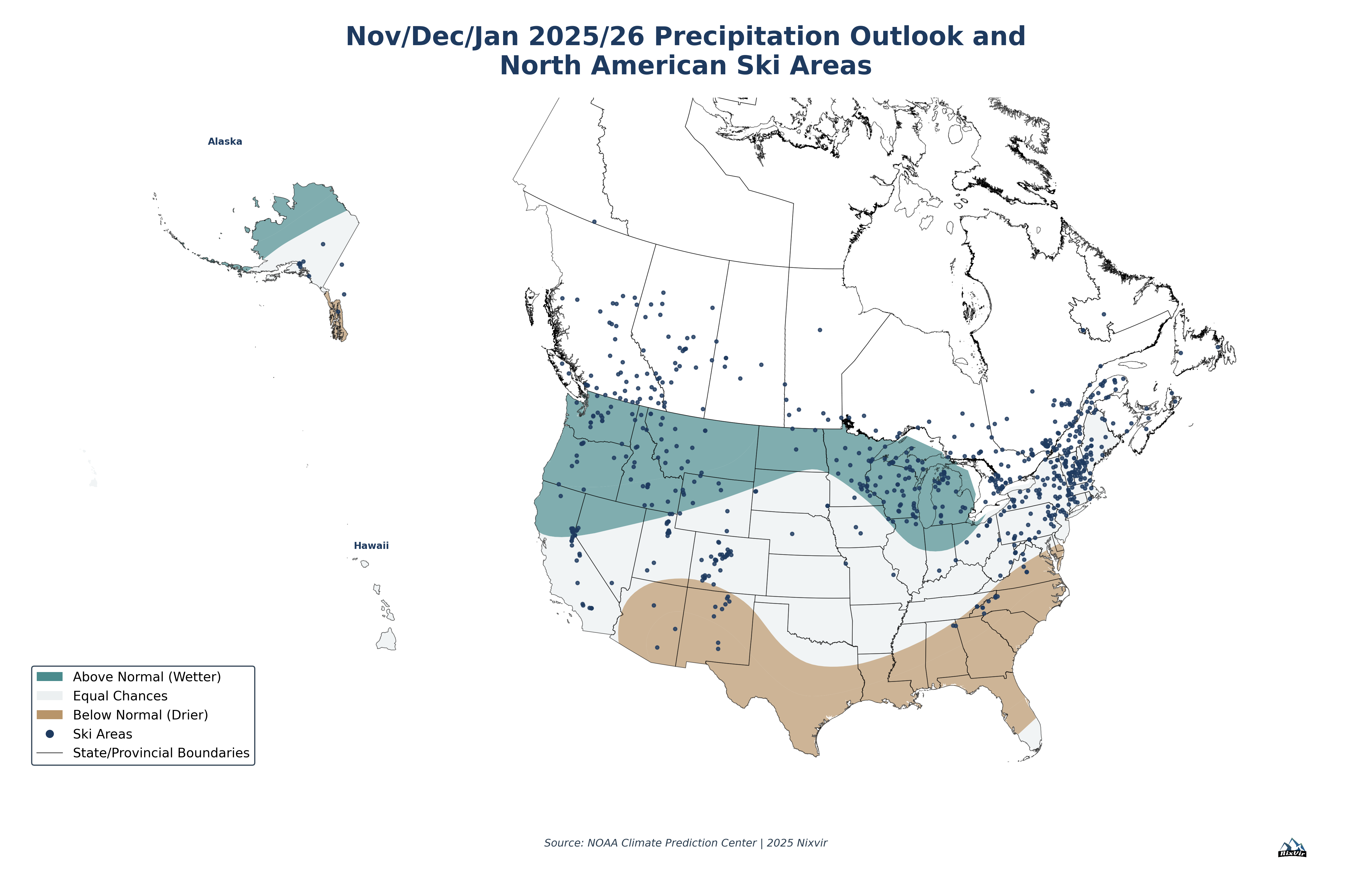 NOAA Precipitation Forecast